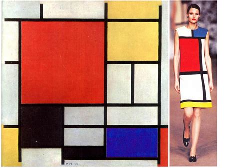 collezione yves saint laurent quadri mondrian|saint laurent mondrian.